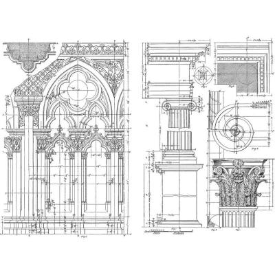 Stampers Anonymous Tim Holtz Cling Stamps - Architecture